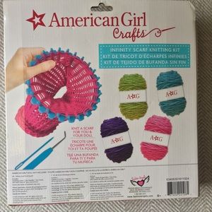 american girl infinity scarf knitting kit